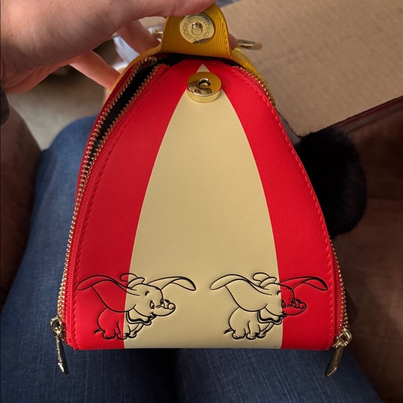Loungefly Disney Dumbo Circus Tent Crossbody Bag New with Tags - Picture 3 of 8